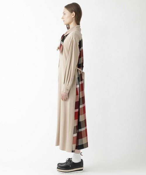 セール ドレープツイルワンピース ドレス Blue Label Black Label Crestbridge ブルーレーベル ブラックレーベル クレストブリッジ ファッション通販 タカシマヤファッションスクエア