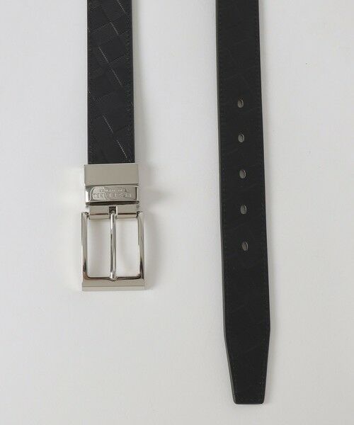 BLUE LABEL / BLACK LABEL CRESTBRIDGE / ブルーレーベル / ブラックレーベル・クレストブリッジ  ベルト・サスペンダー | エンボスクレストブリッジチェックリバーシブルベルト | 詳細2