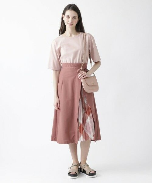 セール ユーティリティージャージー ラップスカートデザインワンピース ドレス Blue Label Black Label Crestbridge ブルーレーベル ブラックレーベル クレストブリッジ ファッション通販 タカシマヤファッションスクエア