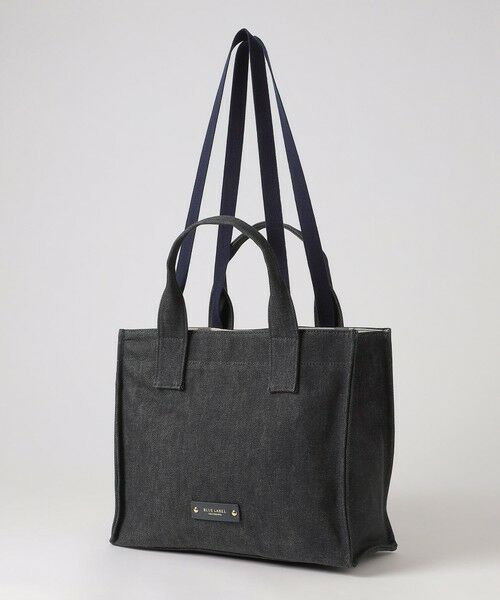 リバーシブル2WAYトート (ショルダーバッグ)|BLUE LABEL / BLACK