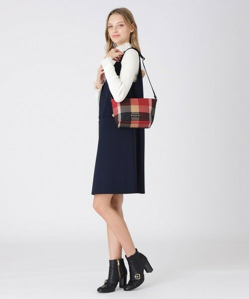 クレストブリッジチェックPVCミニショルダー