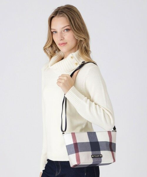 クレストブリッジチェックPVCミニショルダー