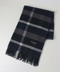 【店舗限定】クレストブリッジチェックウォッシャブルカシミヤストール