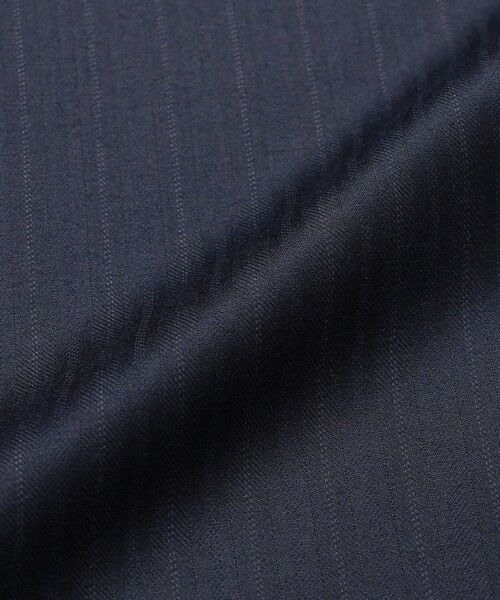 BLUE LABEL / BLACK LABEL CRESTBRIDGE / ブルーレーベル / ブラックレーベル・クレストブリッジ  セットアップ | Ermenegildo Zegna ネイビーシャドーストライプスリーピーススーツ | 詳細11