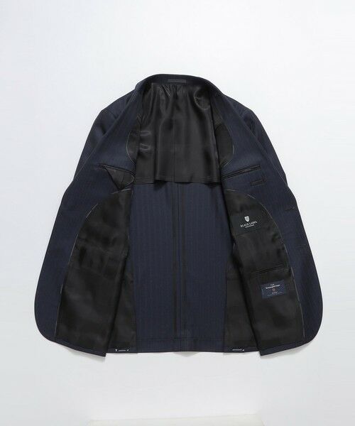 BLUE LABEL / BLACK LABEL CRESTBRIDGE / ブルーレーベル / ブラックレーベル・クレストブリッジ  セットアップ | Ermenegildo Zegna ネイビーシャドーストライプスリーピーススーツ | 詳細9