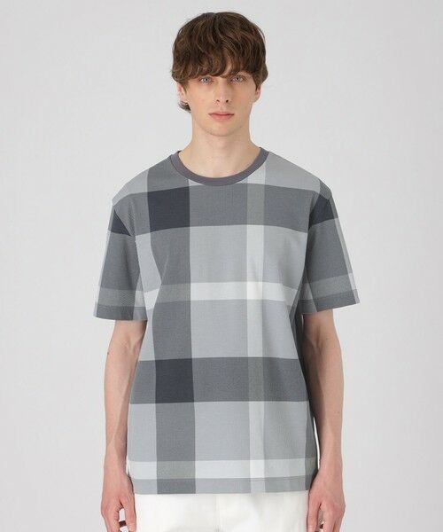 クレストブリッジチェックサッカーTシャツ