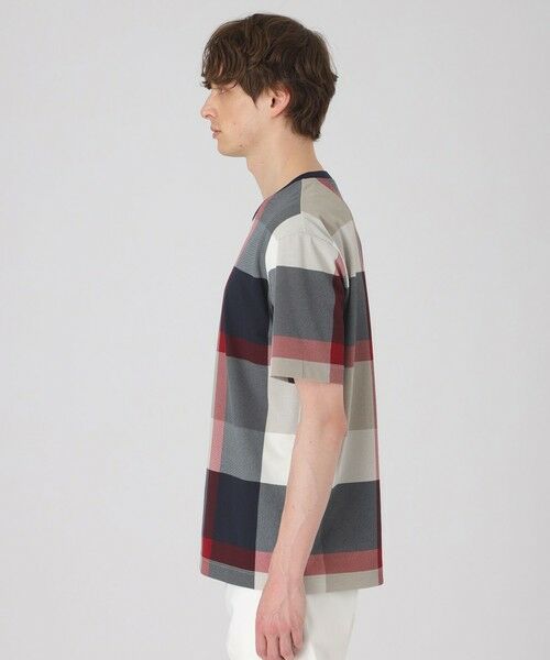 クレストブリッジチェックサッカーTシャツ