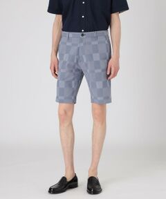 ドライハイストレッチシャドークレストブリッジチェックショートパンツ