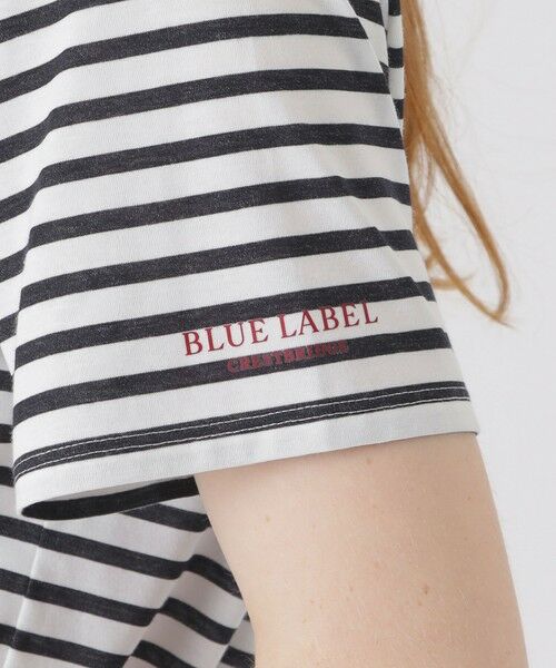 BLUE LABEL / BLACK LABEL CRESTBRIDGE / ブルーレーベル / ブラックレーベル・クレストブリッジ  ドレス | ハイカウントシルケットポンチエプロンドレス×Tシャツセット | 詳細12