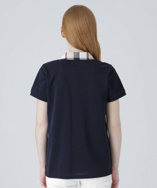 チェックカラーカノコポロシャツ （カットソー）｜BLUE LABEL / BLACK 