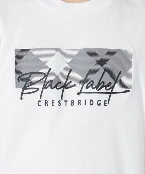 BLUE LABEL / BLACK LABEL CRESTBRIDGE / ブルーレーベル / ブラックレーベル・クレストブリッジ  カットソー | クレストブリッジチェックボックスロゴTシャツ | 詳細4