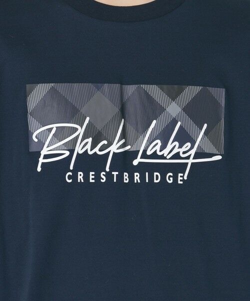 BLUE LABEL / BLACK LABEL CRESTBRIDGE / ブルーレーベル / ブラックレーベル・クレストブリッジ  カットソー | クレストブリッジチェックボックスロゴTシャツ | 詳細9