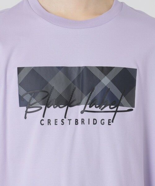 BLUE LABEL / BLACK LABEL CRESTBRIDGE / ブルーレーベル / ブラックレーベル・クレストブリッジ  カットソー | クレストブリッジチェックボックスロゴTシャツ | 詳細14