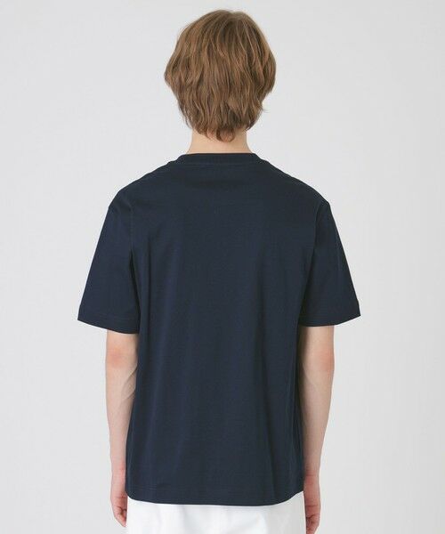 チェックコンビロゴグラフィックTシャツ （カットソー）｜BLUE LABEL