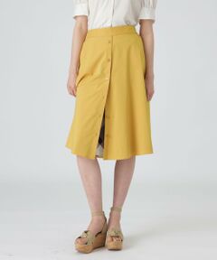 シルキータフタ×クレストブリッジチェックリバーシブルスカート