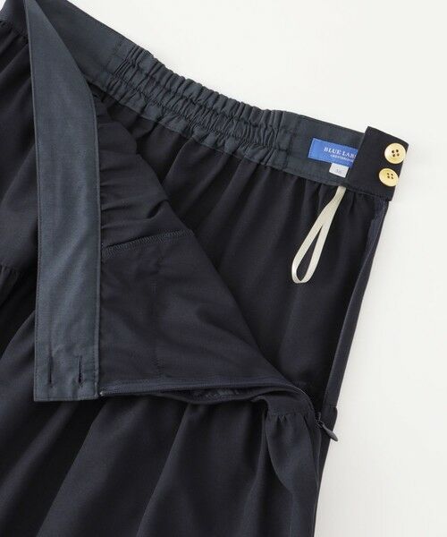 BLUE LABEL / BLACK LABEL CRESTBRIDGE / ブルーレーベル / ブラックレーベル・クレストブリッジ  ミニ・ひざ丈スカート | ナチュラルマットプレーンクロスティアードスカート | 詳細15