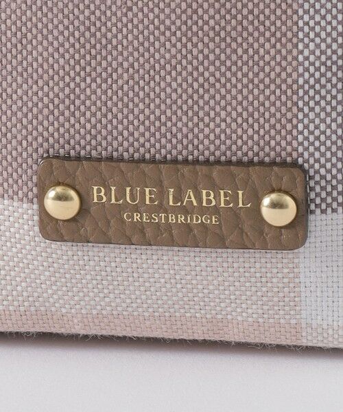 BLUE LABEL / BLACK LABEL CRESTBRIDGE / ブルーレーベル / ブラックレーベル・クレストブリッジ  ショルダーバッグ | クレストブリッジチェックキャンバス巾着 | 詳細11