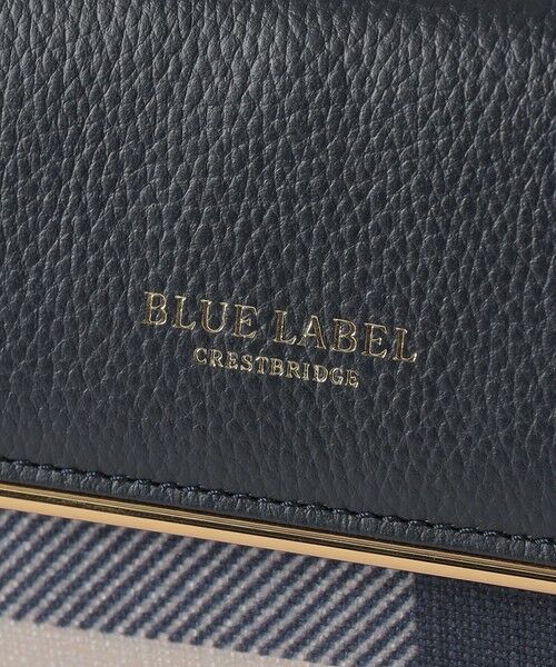 BLUE LABEL / BLACK LABEL CRESTBRIDGE / ブルーレーベル / ブラックレーベル・クレストブリッジ  財布・コインケース・マネークリップ | クレストブリッジチェックPVCメタルライン長財布 | 詳細7