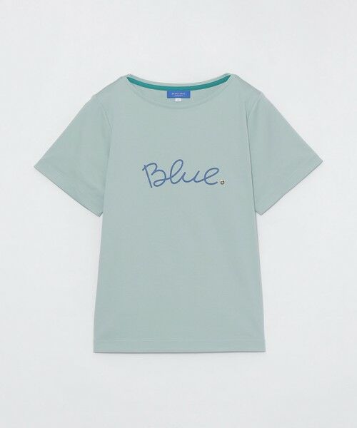 BLUE LABEL / BLACK LABEL CRESTBRIDGE / ブルーレーベル / ブラックレーベル・クレストブリッジ  カットソー | コンパクトスーピマスムースプリントTシャツ | 詳細10