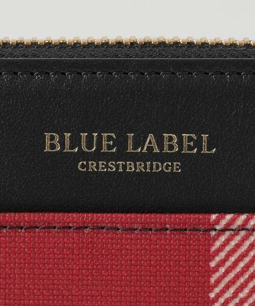 BLUE LABEL / BLACK LABEL CRESTBRIDGE / ブルーレーベル / ブラックレーベル・クレストブリッジ  財布・コインケース・マネークリップ | パーシャルクレストブリッジチェックPVC長財布 | 詳細3