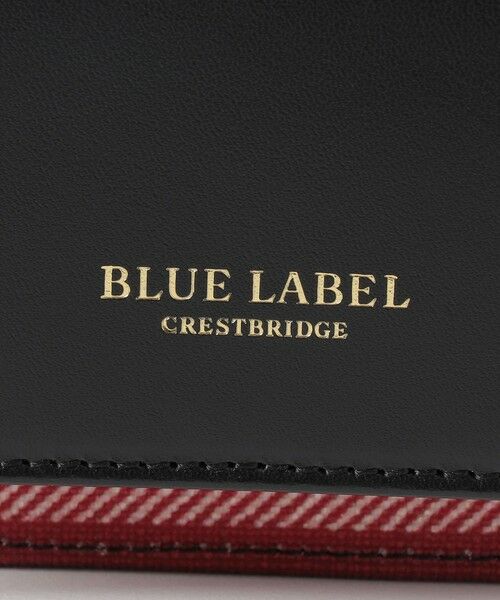 BLUE LABEL / BLACK LABEL CRESTBRIDGE / ブルーレーベル / ブラックレーベル・クレストブリッジ  財布・コインケース・マネークリップ | パーシャルクレストブリッジチェックPVC二つ折り財布 | 詳細4