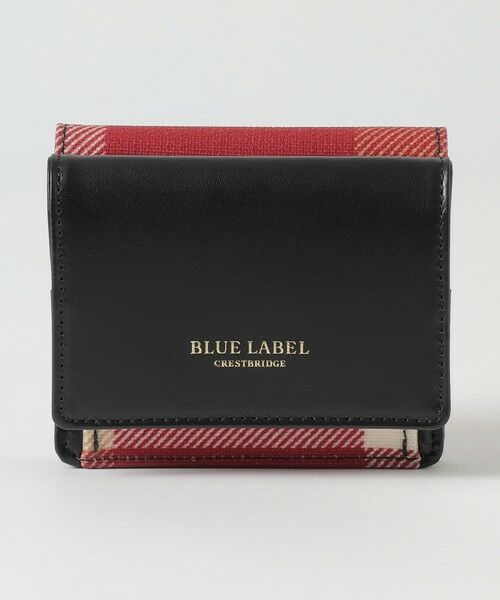 BLUE LABEL / BLACK LABEL CRESTBRIDGE / ブルーレーベル / ブラックレーベル・クレストブリッジ  財布・コインケース・マネークリップ | パーシャルクレストブリッジチェックPVC二つ折り財布 | 詳細5