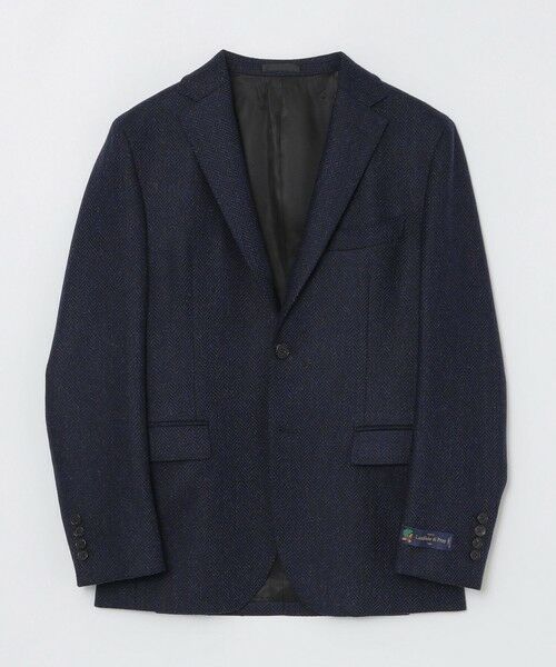 BLUE LABEL / BLACK LABEL CRESTBRIDGE / ブルーレーベル / ブラックレーベル・クレストブリッジ  セットアップ | di Pray ネイビーヘリンボーンジャケット | 詳細6