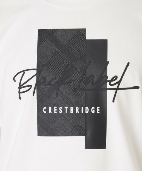 BLUE LABEL / BLACK LABEL CRESTBRIDGE / ブルーレーベル / ブラックレーベル・クレストブリッジ  カットソー | シャドーチェックロゴグラフィックカットソー | 詳細4