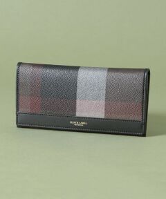 【WEB限定】クレストブリッジチェックPVCロングウォレット