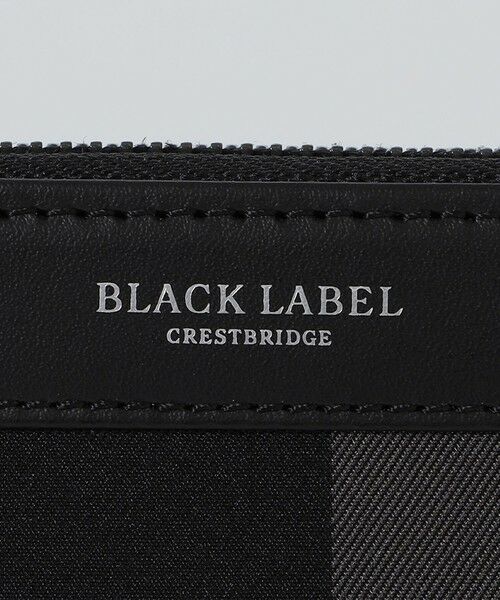 BLUE LABEL / BLACK LABEL CRESTBRIDGE / ブルーレーベル / ブラックレーベル・クレストブリッジ  財布・コインケース・マネークリップ | トーナルクレストブリッジチェックラウンドジップウォレット | 詳細3