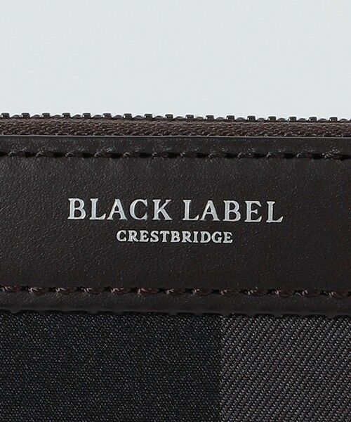 BLUE LABEL / BLACK LABEL CRESTBRIDGE / ブルーレーベル / ブラックレーベル・クレストブリッジ  財布・コインケース・マネークリップ | トーナルクレストブリッジチェックラウンドジップウォレット | 詳細7