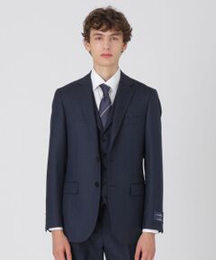 【店舗限定】Ermenegildo Zegna ネイビーヘリンボーンスリーピーススーツ