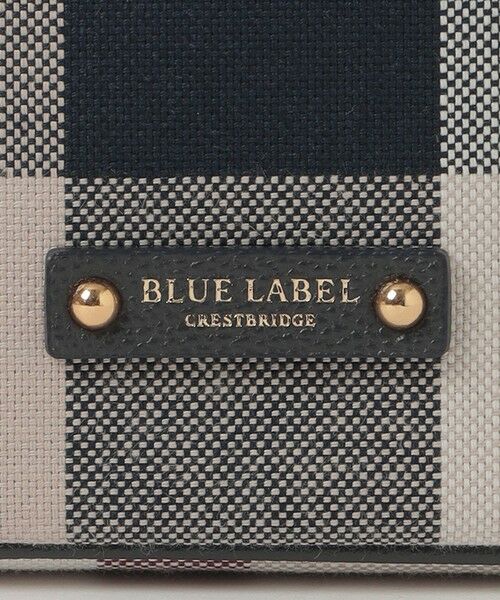 BLUE LABEL / BLACK LABEL CRESTBRIDGE / ブルーレーベル / ブラックレーベル・クレストブリッジ  ショルダーバッグ | クレストブリッジチェックキャンバスバケットバッグ | 詳細1