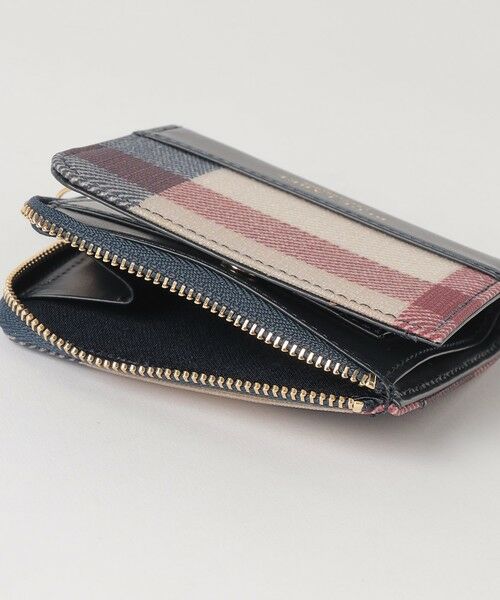 クレストブリッジチェックPVC二つ折り財布 （財布・コインケース 