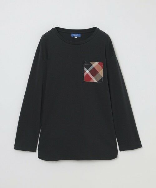 BLUE LABEL / BLACK LABEL CRESTBRIDGE / ブルーレーベル / ブラックレーベル・クレストブリッジ  カットソー | 【限定】コットンスムースポケットロングTシャツ | 詳細10