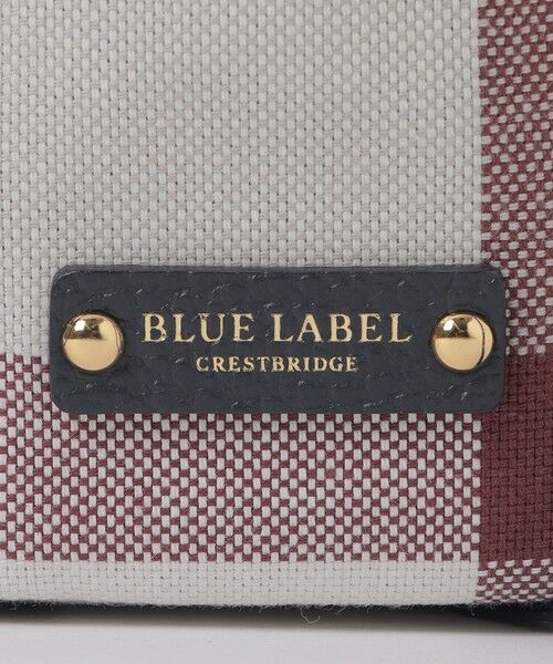 BLUE LABEL / BLACK LABEL CRESTBRIDGE / ブルーレーベル / ブラックレーベル・クレストブリッジ  ショルダーバッグ | クレストブリッジチェックキャンバス巾着 | 詳細13