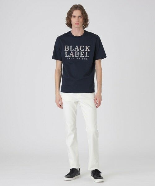 BLUE LABEL / BLACK LABEL CRESTBRIDGE / ブルーレーベル / ブラックレーベル・クレストブリッジ  カットソー | チェックコンビロゴグラフィックTシャツ | 詳細6