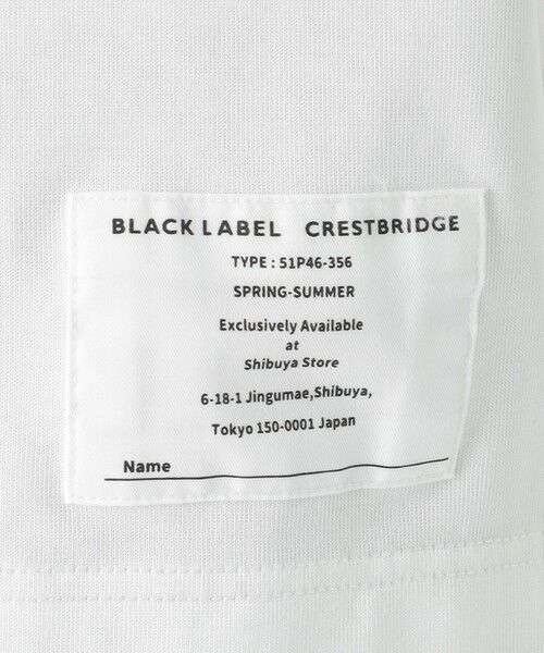 BLUE LABEL / BLACK LABEL CRESTBRIDGE / ブルーレーベル / ブラックレーベル・クレストブリッジ  カットソー | 【一部店舗限定】チェックレイヤードミルスペックTシャツ | 詳細4