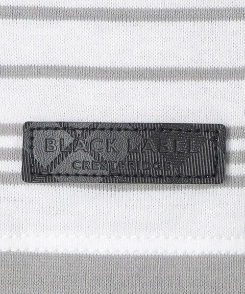 BLUE LABEL / BLACK LABEL CRESTBRIDGE / ブルーレーベル / ブラックレーベル・クレストブリッジ  カットソー | マーセライズスペックボーダーTシャツ | 詳細4