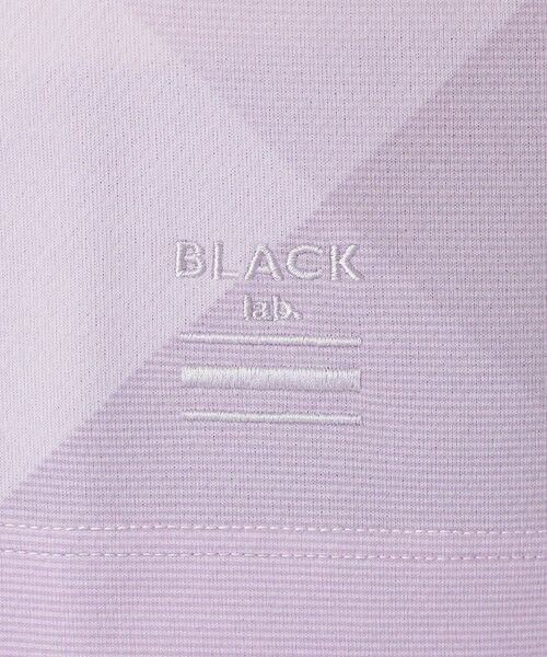 BLUE LABEL / BLACK LABEL CRESTBRIDGE / ブルーレーベル / ブラックレーベル・クレストブリッジ  カットソー | 【BLACK lab.】バイアスチェックメッシュTシャツ | 詳細14