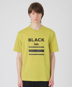 【BLACK lab.】テクニカルロゴグラフィックTシャツ