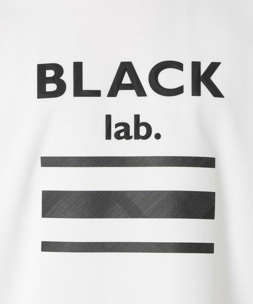 BLUE LABEL / BLACK LABEL CRESTBRIDGE / ブルーレーベル / ブラックレーベル・クレストブリッジ  カットソー | 【BLACK lab.】テクニカルロゴグラフィックTシャツ | 詳細4