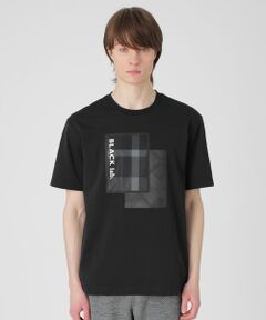 【BLACK lab.】テクニカルボックスグラフィックTシャツ