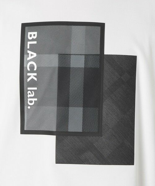 BLUE LABEL / BLACK LABEL CRESTBRIDGE / ブルーレーベル / ブラックレーベル・クレストブリッジ  カットソー | 【BLACK lab.】テクニカルボックスグラフィックTシャツ | 詳細4