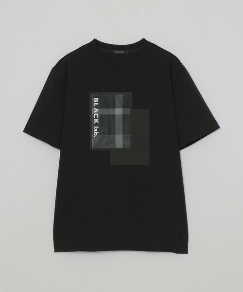 セール】 【BLACK lab.】テクニカルボックスグラフィックTシャツ