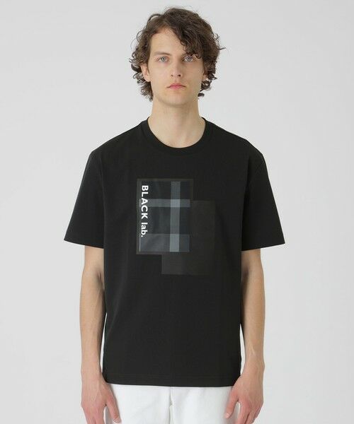 セール】 【BLACK lab.】テクニカルボックスグラフィックTシャツ