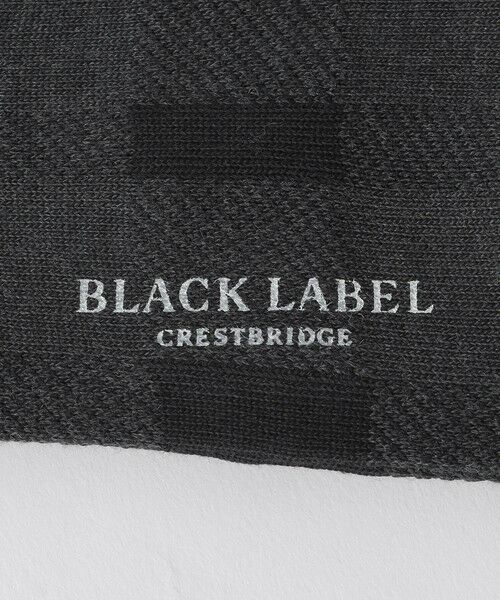BLUE LABEL / BLACK LABEL CRESTBRIDGE / ブルーレーベル / ブラックレーベル・クレストブリッジ  その他小物 | ジャカードクレストブリッジチェックドレスソックス | 詳細1