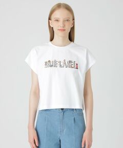 【クラーク志織コラボ】ベーシッククリア天竺ロゴTシャツ