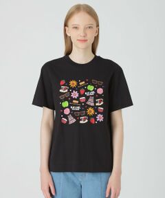 【クラーク志織コラボ】ベーシッククリア天竺Tシャツ