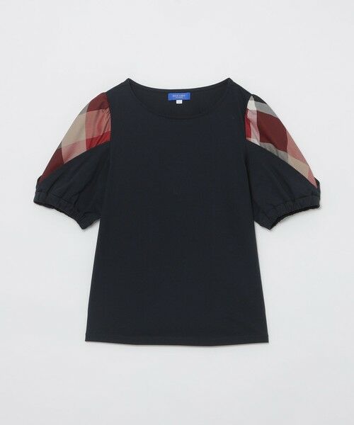 BLUE LABEL / BLACK LABEL CRESTBRIDGE / ブルーレーベル / ブラックレーベル・クレストブリッジ  カットソー | 【一部店舗限定】プレーティング天竺デザインスリーブカットソー | 詳細25